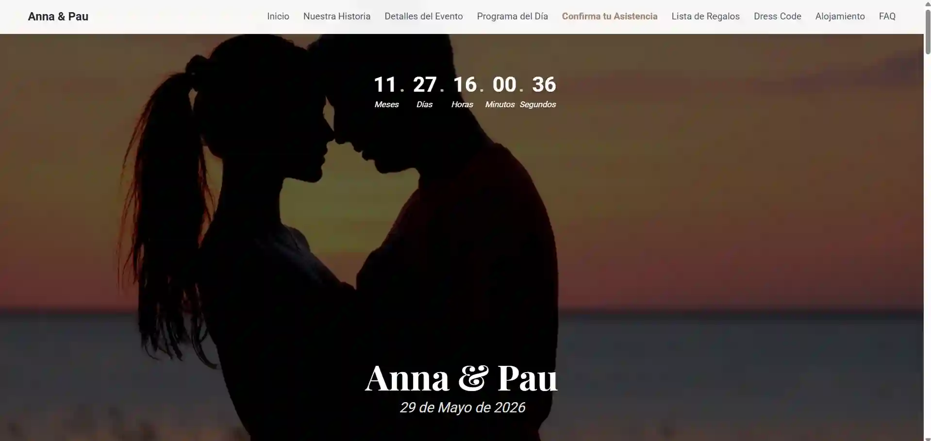 Boda Anna & Pau – Home