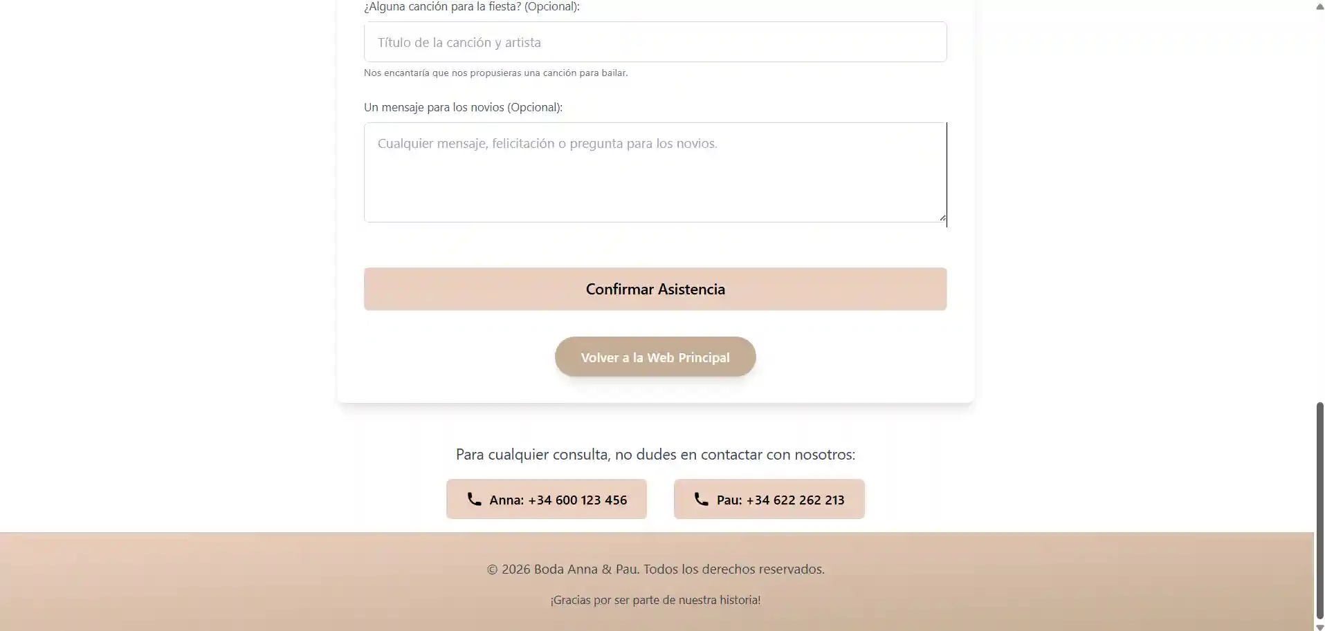 Boda Anna & Pau – Footer