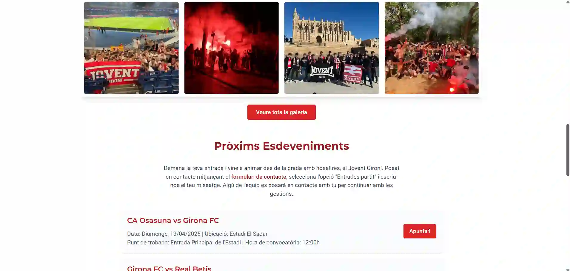 Jovent Gironí – Menú