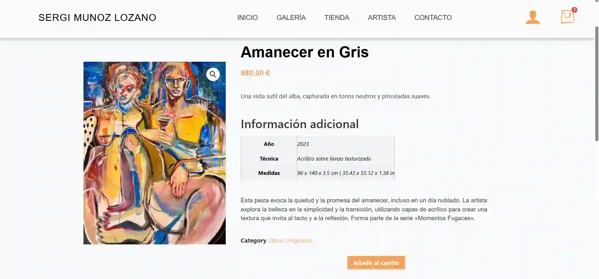 mlozanoart.com – Galería interactiva