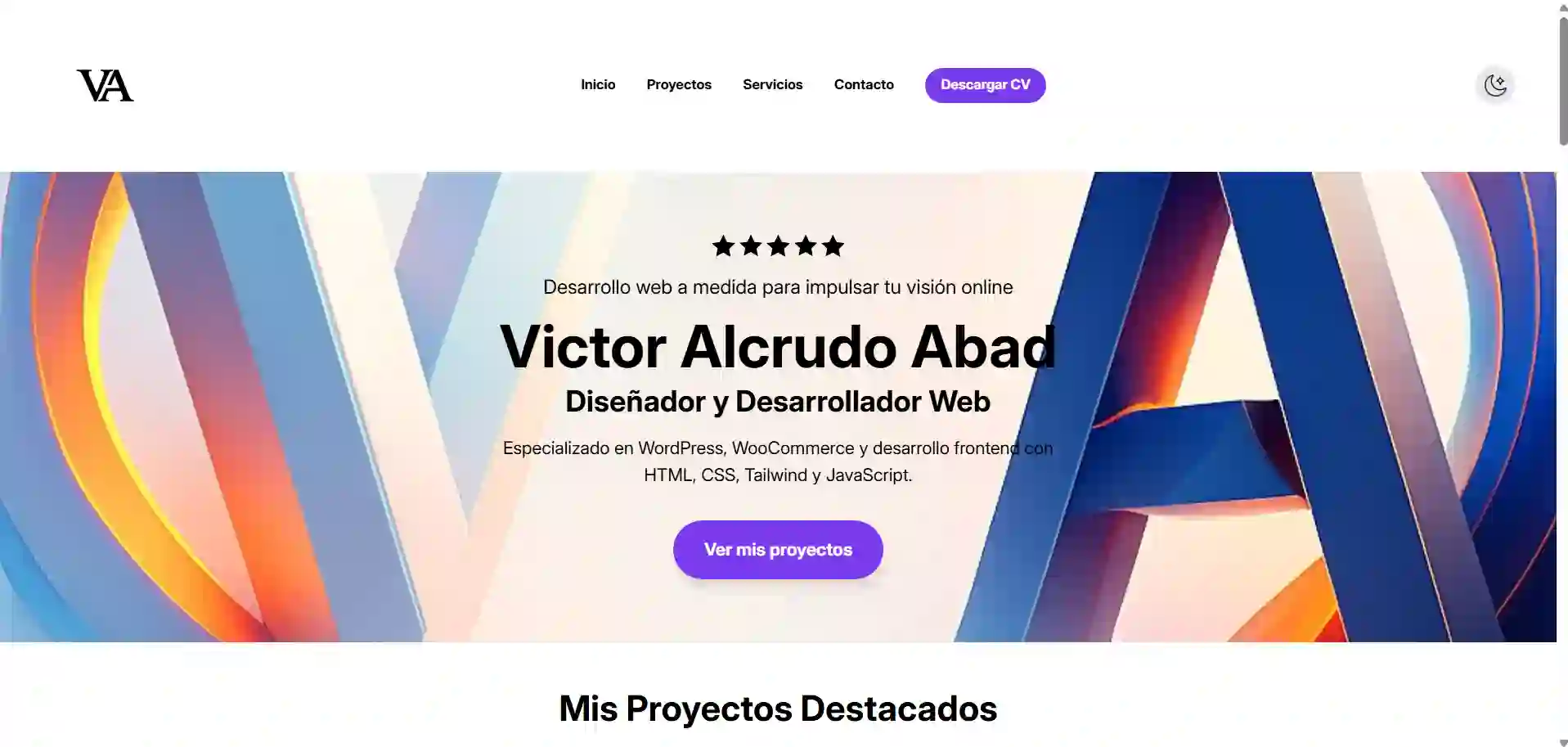 Portfolio Personal – Home